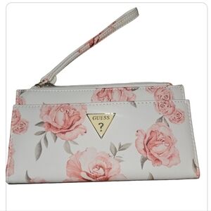 Guess pink with roses. 4.5"H x 8"W NWOT
